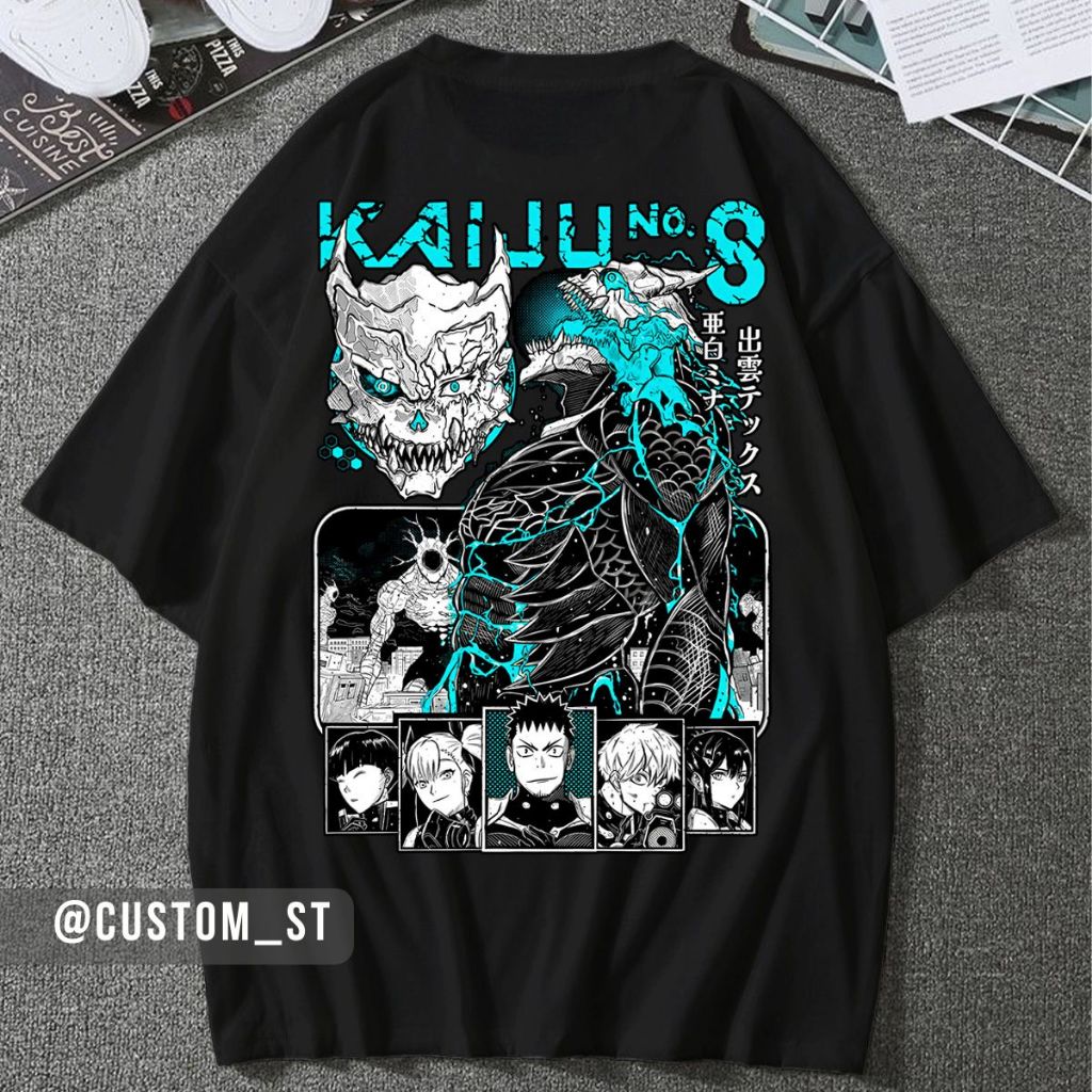 Camiseta Kaiju No 8 Kafka Hibino Humanoide Monstro Soshiro Anime