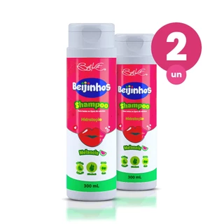 Kit 2 Shampoo Hidratante Beijinhos Melancia 300ml Belkit em Oferta na Shopee