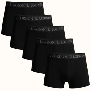 Kit 5 Cuecas Boxer Preta Adulto Masculina Ideal para o dia a dia Plus Size