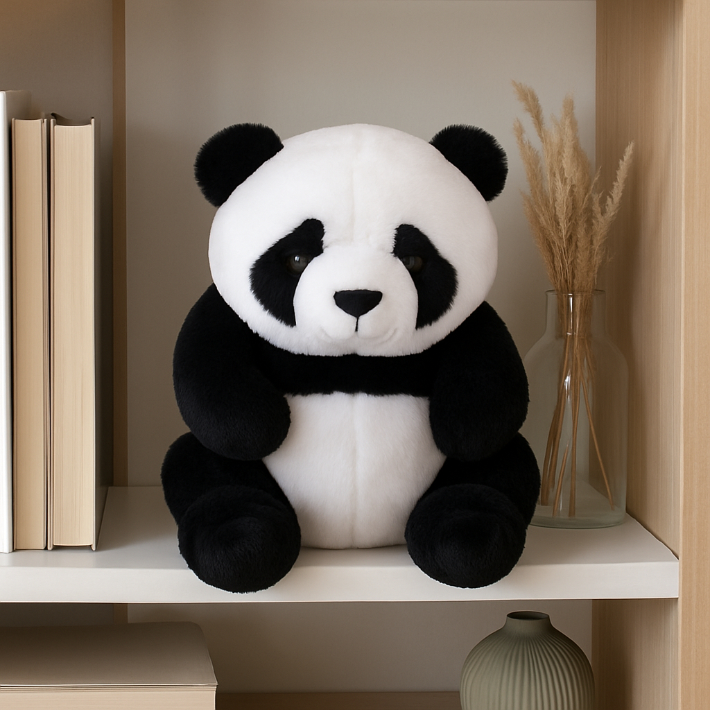 Pelúcia Urso Panda Fofo Antialérgico 1un Macio Realista Brinquedo ...