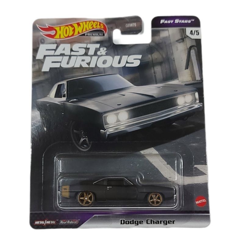 Hot Wheels Fast & Furious - Dodge Charger, Modellino Auto Da Collezione, Per Appassionati E Bambini