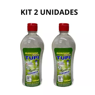 KIT 2 QUEROSENE LIMPEZA PESADA TUPI 500ML - CITRONELA em Oferta na Shopee