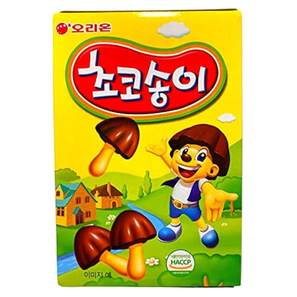 Biscoito com Cobertura de Chocolate Zangle Formato Cogumelo Orion - 50 ...