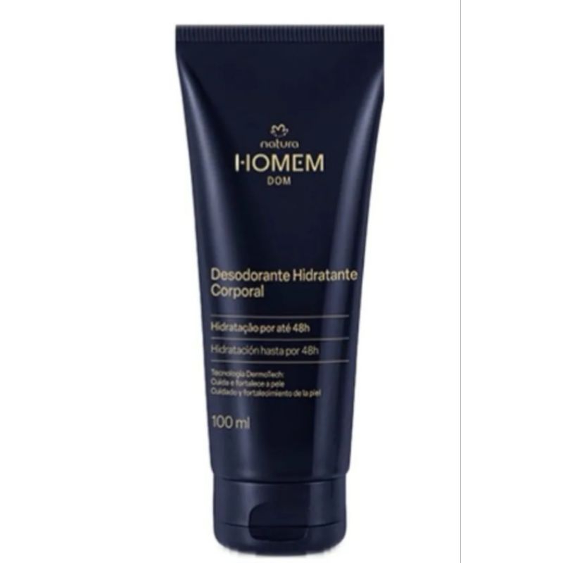 02 Hidratante corporal masculino Homem Dom 100ml cada | Shopee Brasil