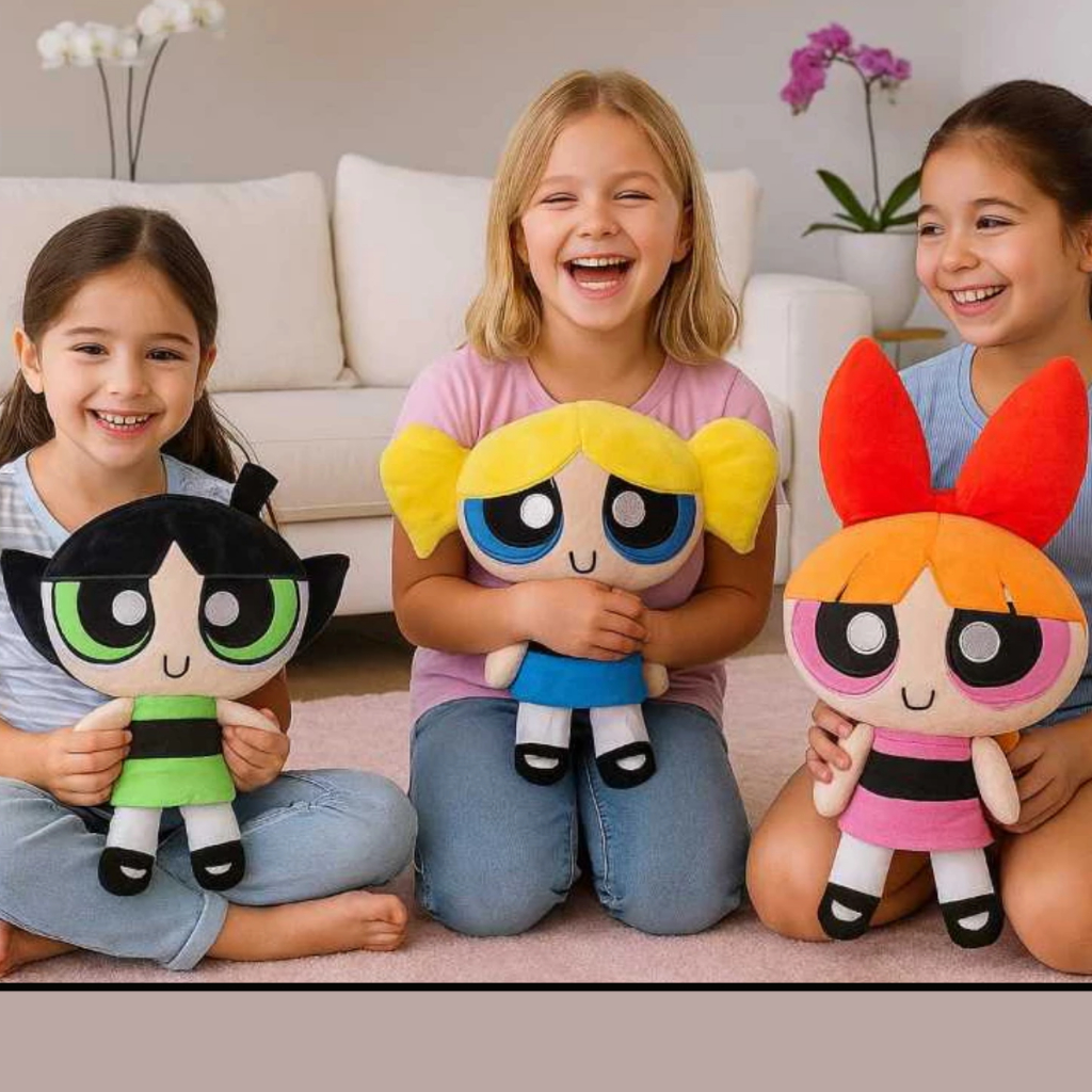 Boneca de Pelúcia Meninas Super Poderosas 30 cm - Docinho, Lindinha ...