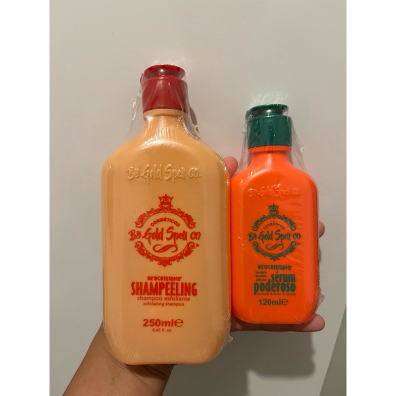 Combo Gold Spell – Shampoo Shampeeling + Sérum Poderoso | Shopee