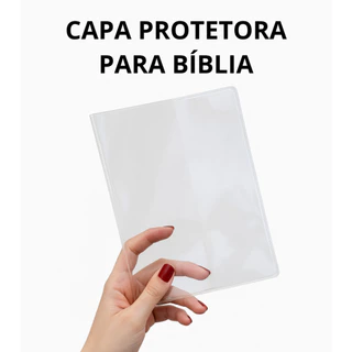 Capa Protetora Transparente Para Livros e/ou Bíblias
