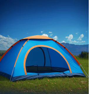 Barraca Camping 4 Pessoas - 200x200cm, 1.2kg, Impermeável | Montagem Rápida | Bolsa Compacta 75x75cm em Oferta na Shopee