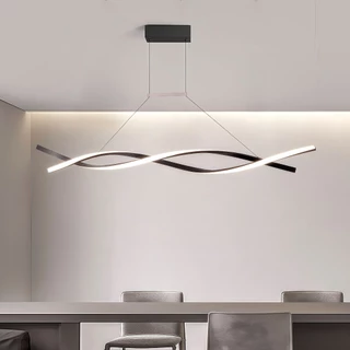 Lustre de 3 Cores Para Sala de jantar Com Luz De Teto Para Sala De estar Luz Para Quarto Preto 110V-220V