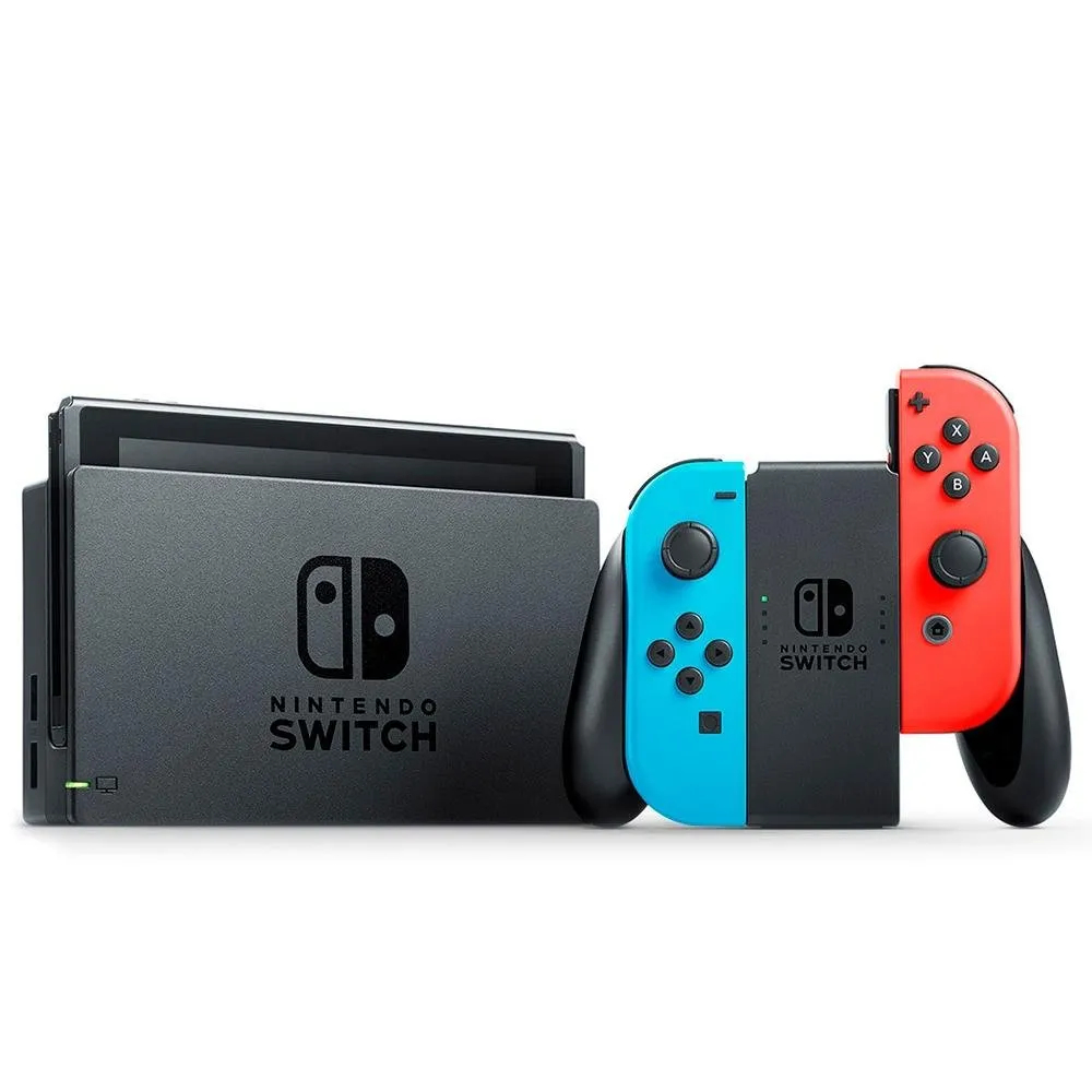 Nintendo Switch Nintendo Switch1 Nintendo Switch 1 V2 Neon Desbloqueado Novo 320GB/580GB/1TB até