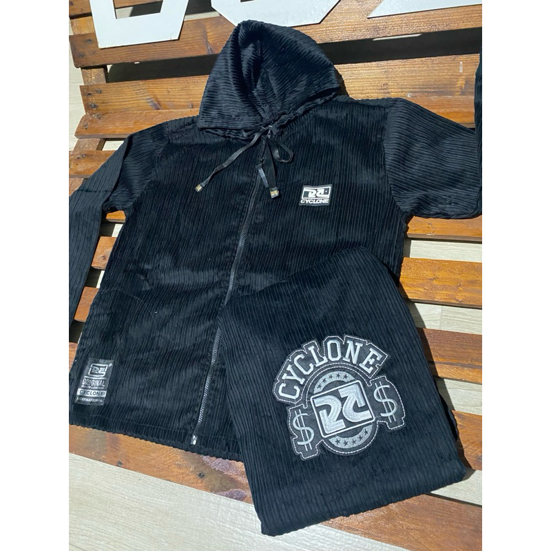 Blusa da Cyclone jaqueta de veludo, Lançamento na promoção