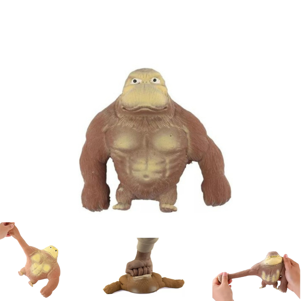 Macaco Indestrutível Squishy Toy – Durável, Anti‐estresse e Viral