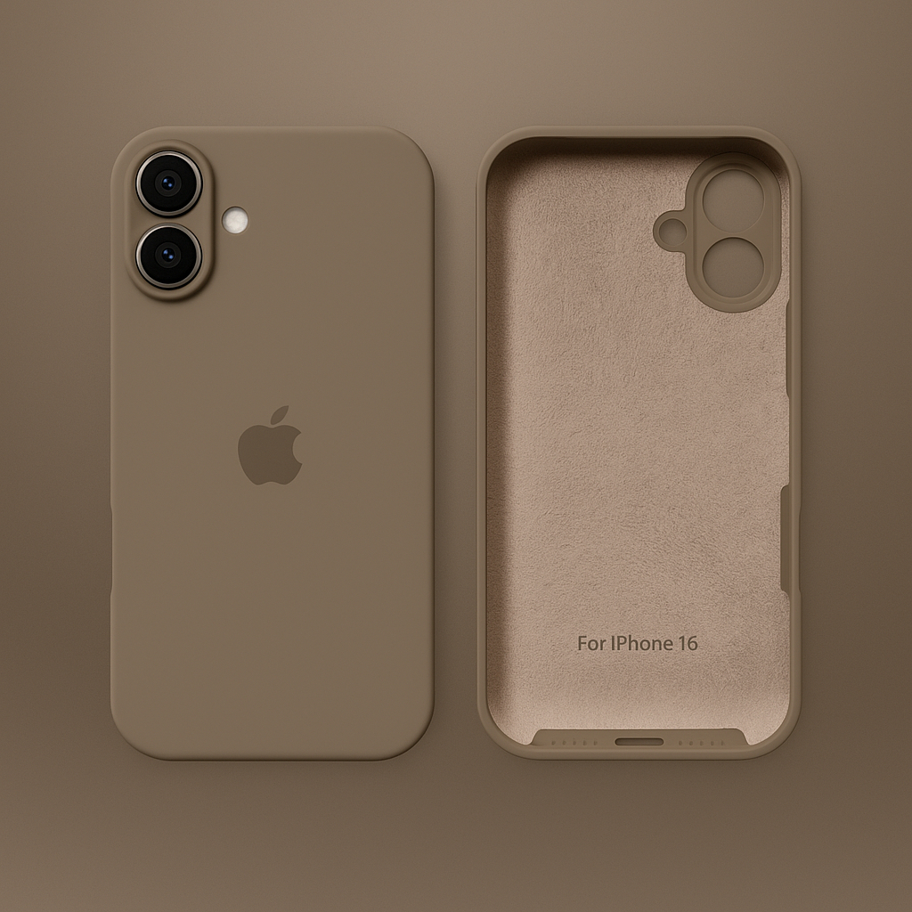 Capa iPhone 16 Silicone Macio com Proteção da Câmera + Película
