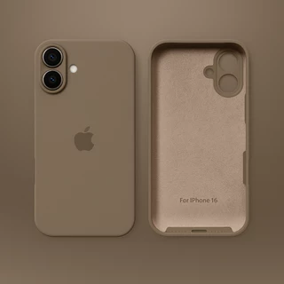 Capa iPhone 16 Silicone Macio com Proteção da Câmera + Película