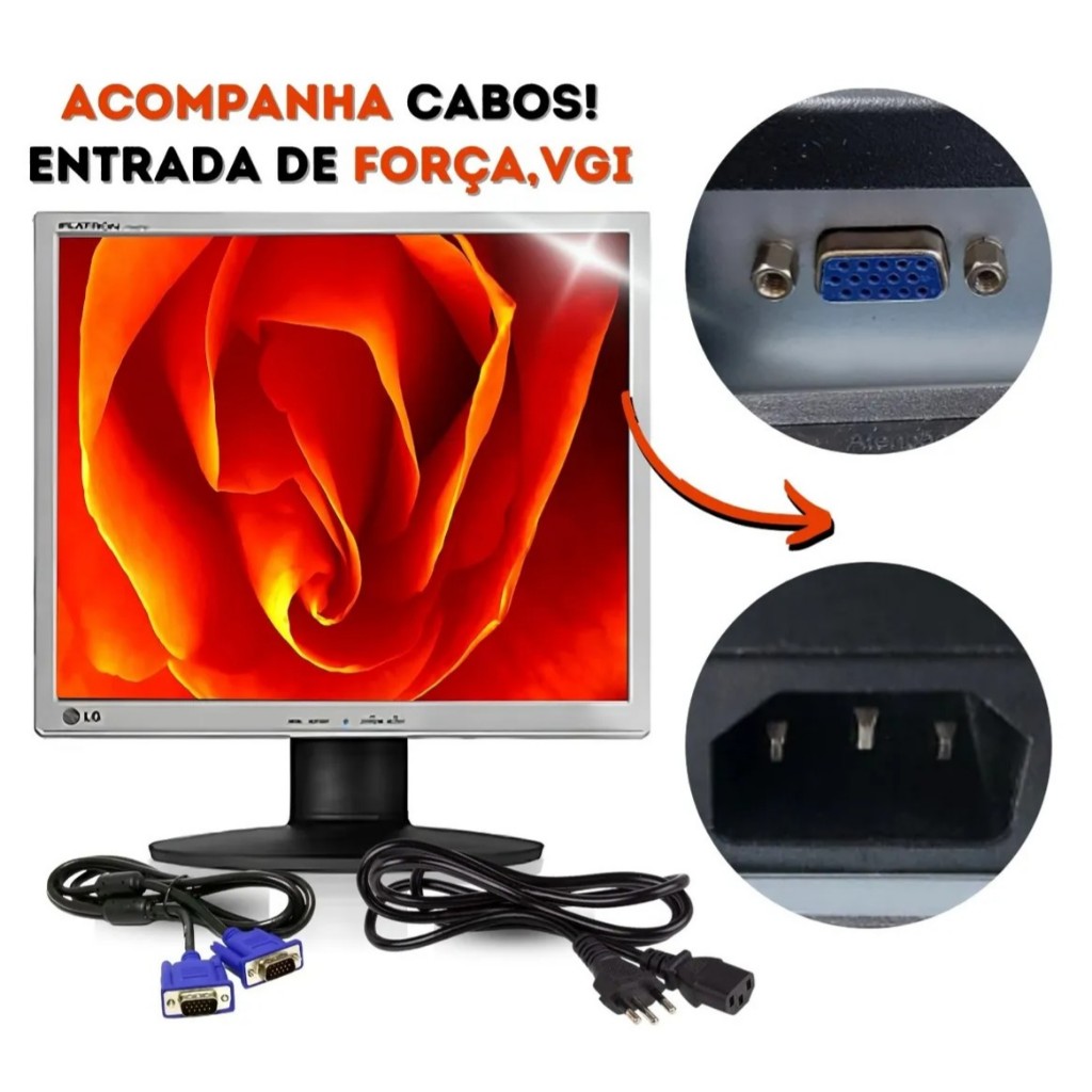 Monitor barato de 17 polegadas | Shopee Brasil