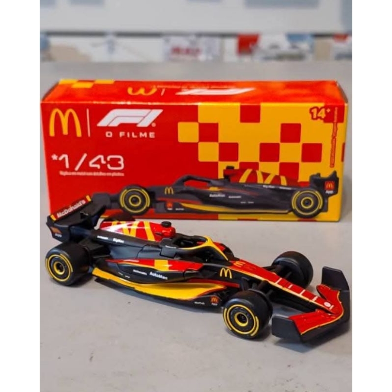 Carro F1 Fórmula 1 - O Filme, oficial MC 2025 (Preto APX GP
