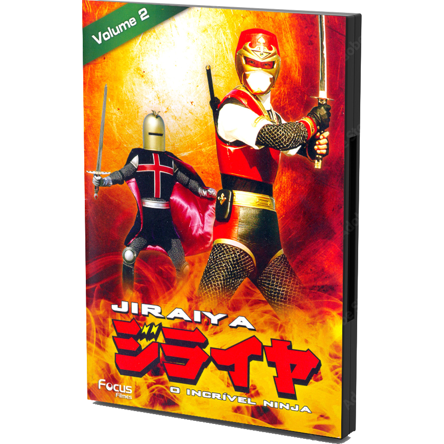 Jiraiya: O Incrível Ninja Completo Dublado - Série em 3 DVDs