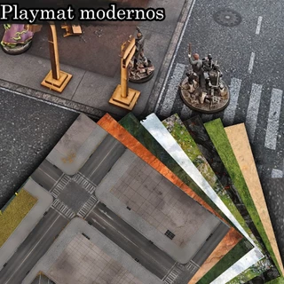 Playmat Battlemap para Warhammer e Wargames Modernos e Futuristas tamanho Grande em Tecido