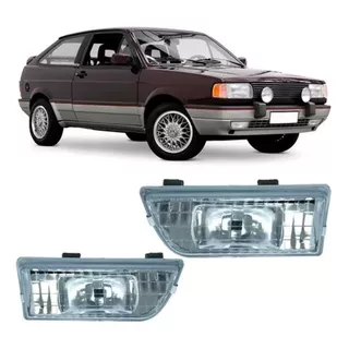 Farol Milha Auxiliar Gol Quadrado Parati Voyage 1989 A 1994 Lente de Vidro