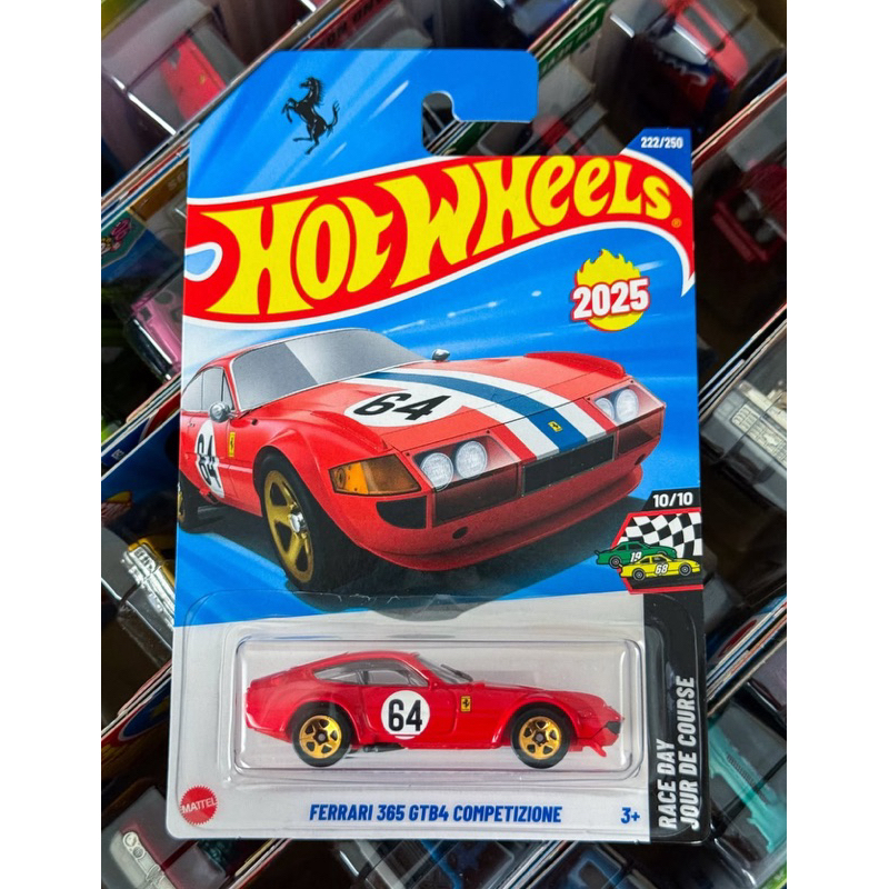 Hot Wheels Race Day Jour de Course 2025 - Ferrari 365 GTB4 Competizione ...