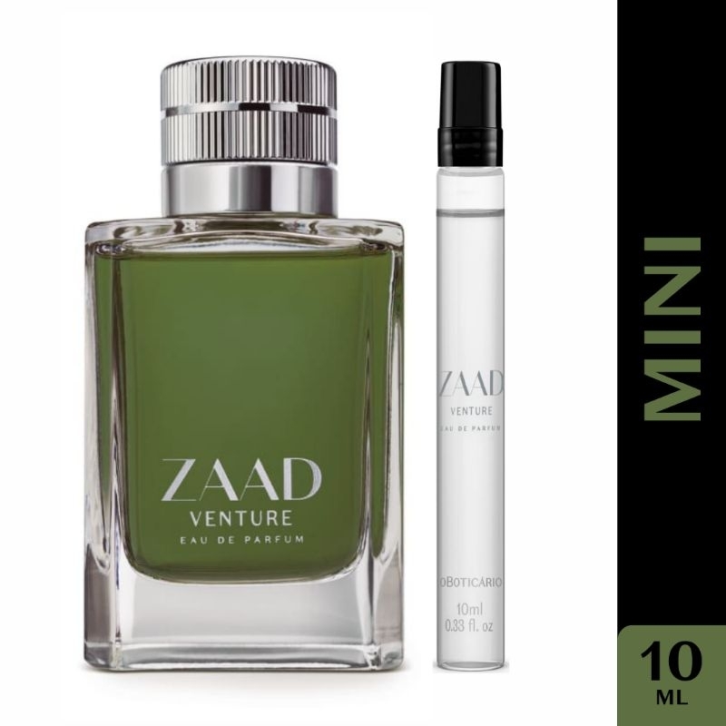 Eau de Nüde vc50 10ml MINI] Zaad Venture Eau de Parfum Masculino O Boticário - 10ml