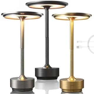 Luminária Abajur Mesa Led Sem Fio Dimerizável Recarregável Decorativo Minimalista Escritório Tippi em Oferta na Shopee