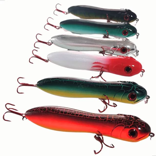 Isca Artificial Superficie Zara Snake 10cm 17g Ideal Para Pesca Tucunaré Traíra Dourado Robalo