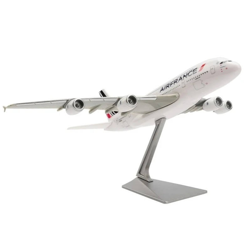 //レア//AF Air France Airbus A380 1/250 Miniatura Réplica Avião Comercial 32CM (GRANDE) AIRBUS A380 - 1