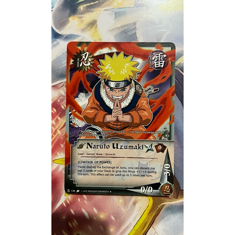 Naruto Collectible Card Game CCG 1° Edição Classico Original