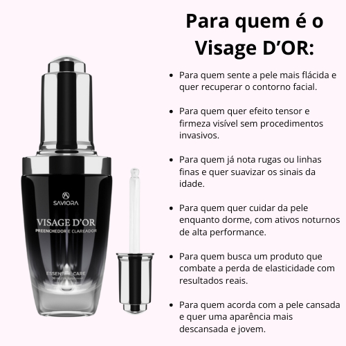 Sérum Facial Visage Dor Kit com 2 Unidades Tratamento Completo 2