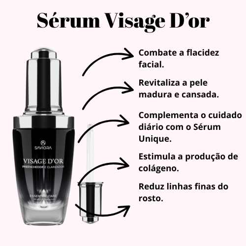 Sérum Facial Visage Dor Kit com 2 Unidades Tratamento Completo 2