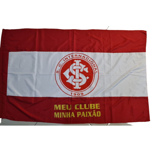 NOVA Bandeira do Time do Internacional Vermelho 2024/25