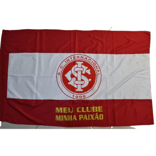 NOVA Bandeira do Time do Internacional Vermelho 2024/25