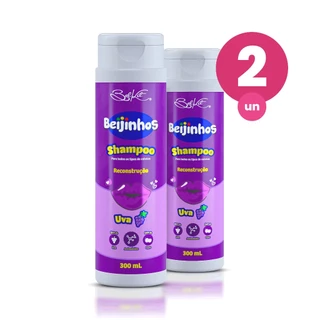Kit 2 Shampoo Hidratante Beijinhos Uva 300ml Belkit em Oferta na Shopee