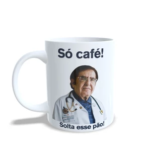 Caneca Dr Now - porcelana Só O Café Solta Esse Pão Quilos Mortais Kilos Nowzaradan Meme Café
