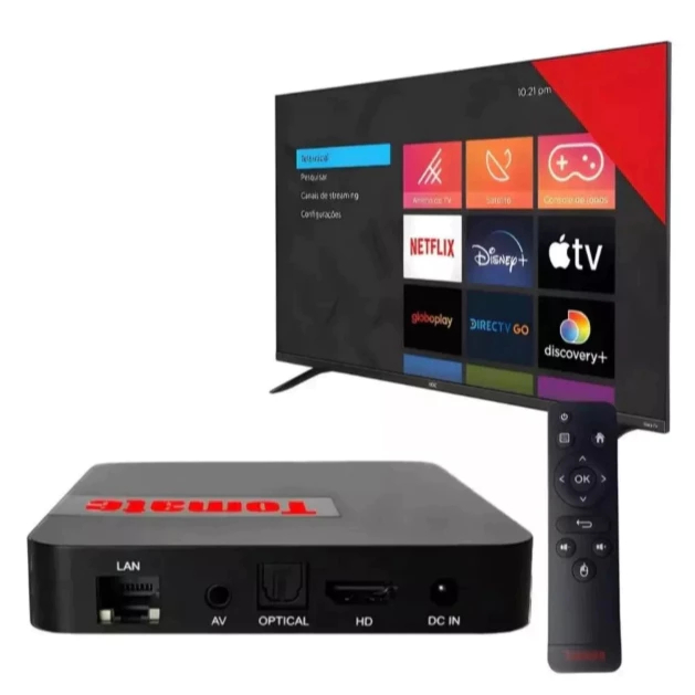 Conversor Tv Box Fire Stick Android 4K Ultra Tv Smart 4k HD 16GB Android