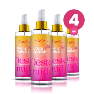 Kit 4 Body Splash Destemida Alta Fixação 200ml Fragância Floral e Refrescante Belkit em Oferta na Shopee