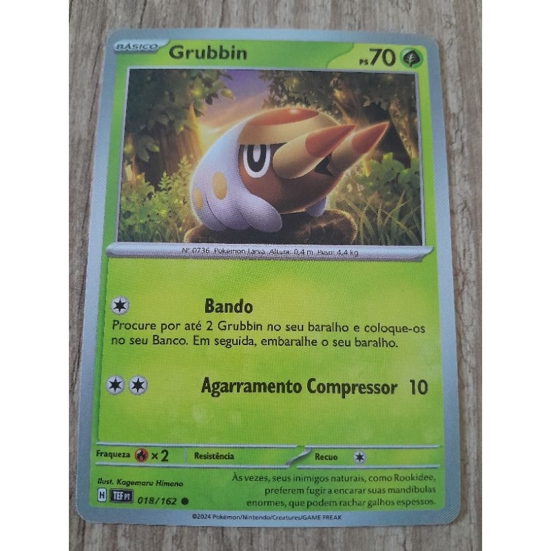 grubbin pokemon card value - 13/149 Sun & Moon shuffle your deck. Carta Pokemon Grubbin Original SP