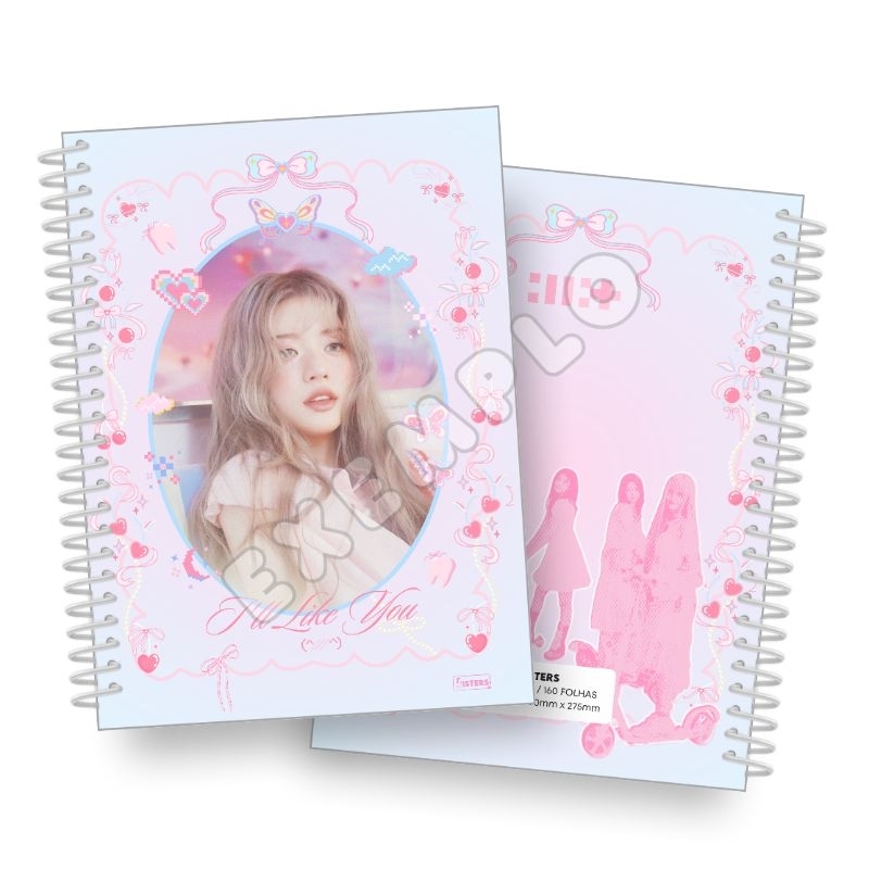 caderno kpop illit i'll like you | Shopee Brasil