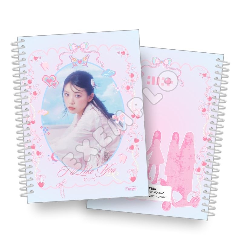 ILLIT SHOPEE kpopmerch 50枚 Kpop ILLIT Laser Photocard Lomo Cartão Postal 60pcs + 64pcs