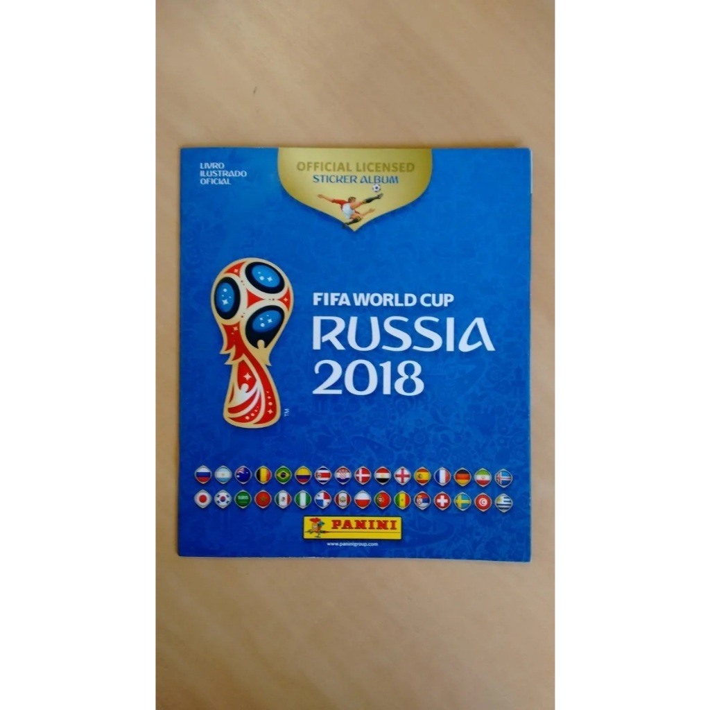 Álbum De Figurinha Fifa World Cup Russia 2018 Panini 220g vazio