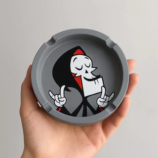 Cinzeiro de Cerâmica Puro Osso Cartoon Billy and Mandy
