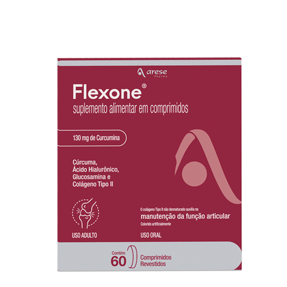 FLEXONE C/60 COMPRIMIDOS E GANHE + 16 CAPSULAS GRATIS (COLAGENO TIPO II ...