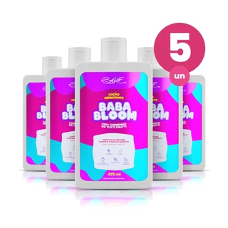 Kit 5 Loção Hidratante Desodorante Corporal Bababloom 475ml Belkit em Oferta na Shopee