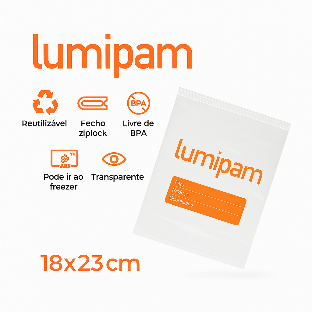 30 Sacos Saquinho Zip Lock Hermético 18x23 Abre E Fecha | Shopee