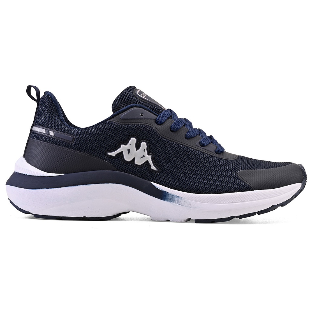 Tênis Kappa Drive Feminino Masculino Original Marinho Prata Corrida ...