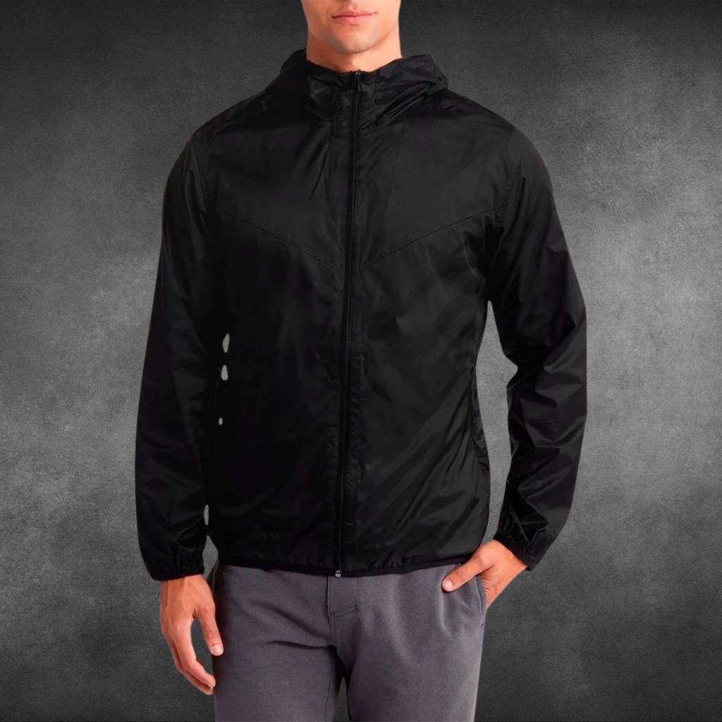 Jaqueta Corta Vento Masculina - CALIFORNIA RACING - Com Capuz
