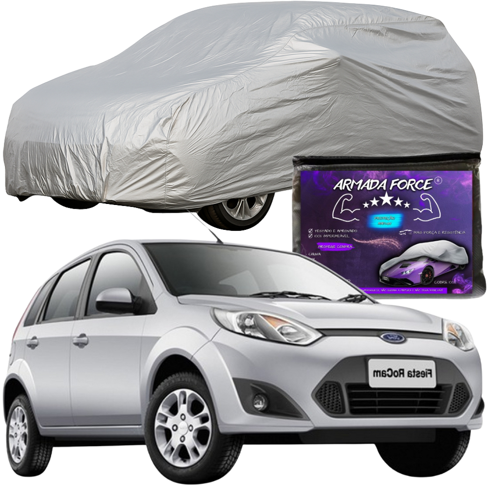 Capa De Cobrir Carro Modelo FIESTA HATCH Impermeável Protege do Sol ...