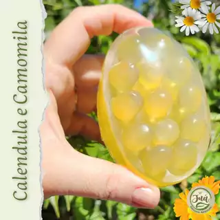 Sabonete de Calêndula e Camomila | Cuidado Natural para Peles Delicadas e Irritadas