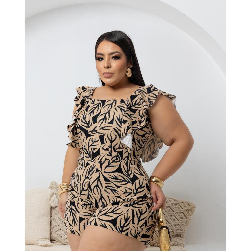 MACACÃO PLUS SIZE GG CURTO